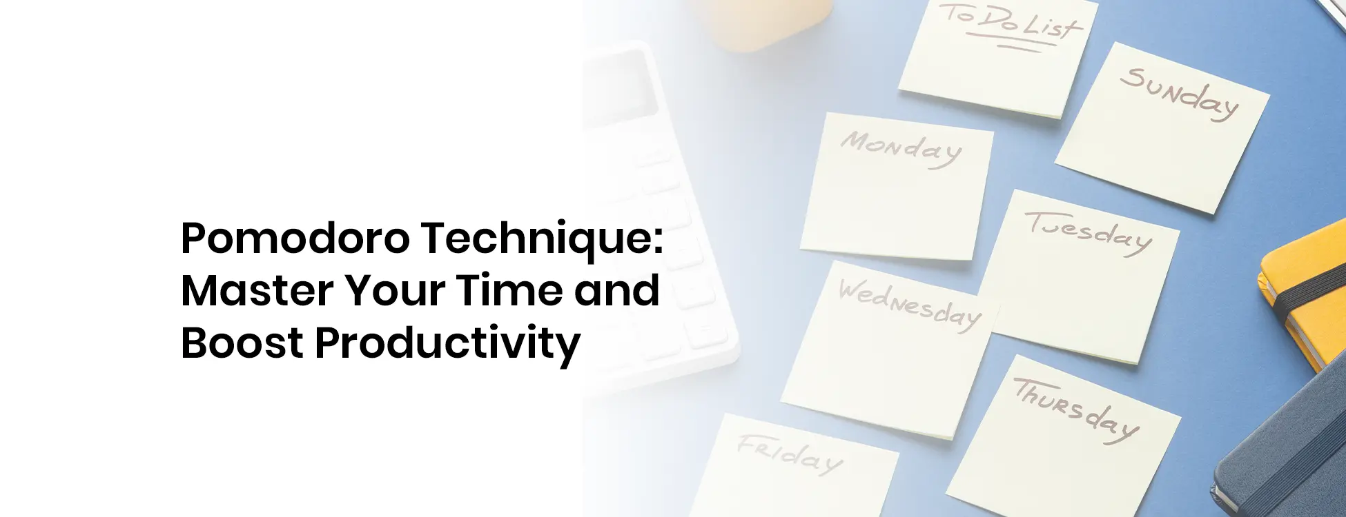 The Image displays multiple pages and text which indicates the Pomodoro technique.