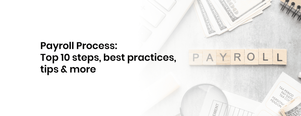 Image displays Blog headline about Payroll Process