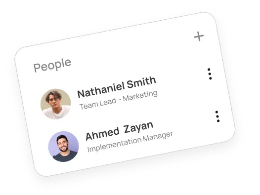 HR assigns employee roles UI