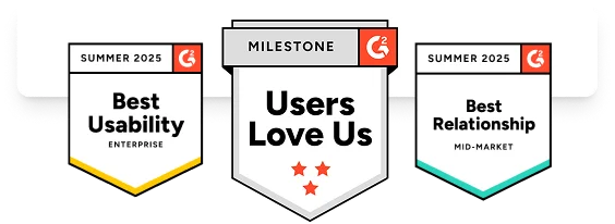 Set of three trust badges representing credibility and security of ResourceInn HR management system