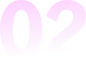 Gradient style number 02 icon used in ResourceInn HRMS website design.