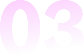 Gradient style number 03 icon used in ResourceInn HRMS website design.