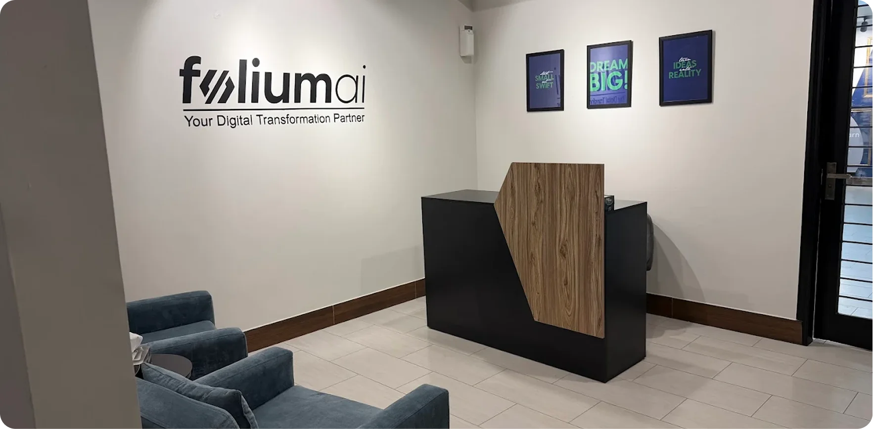 Banner image for the Folium AI case study highlighting successful implementation of ResourceInn HRMS