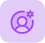 Recruit employee widget icon representing hiring and talent acquisition activities.