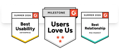 Three G2 recognition badges displayed for the ResourceInn HRMS mobile page.