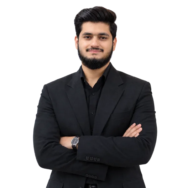 Professional profile photo of HR Manager Bilal Butt without background.