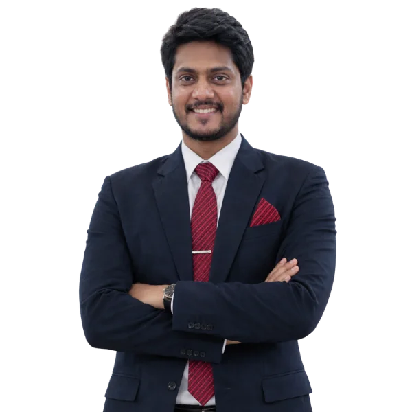 Professional profile photo of HR Manager Sharjail Francis without background.