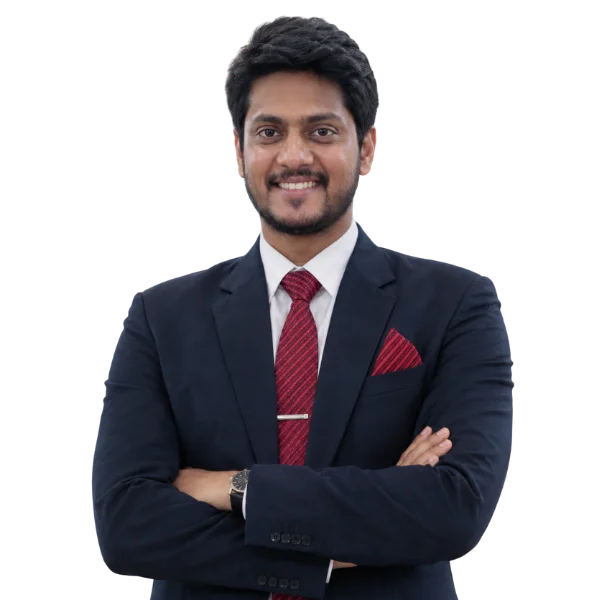 Professional profile photo of HR Manager Sharjail Francis without background.