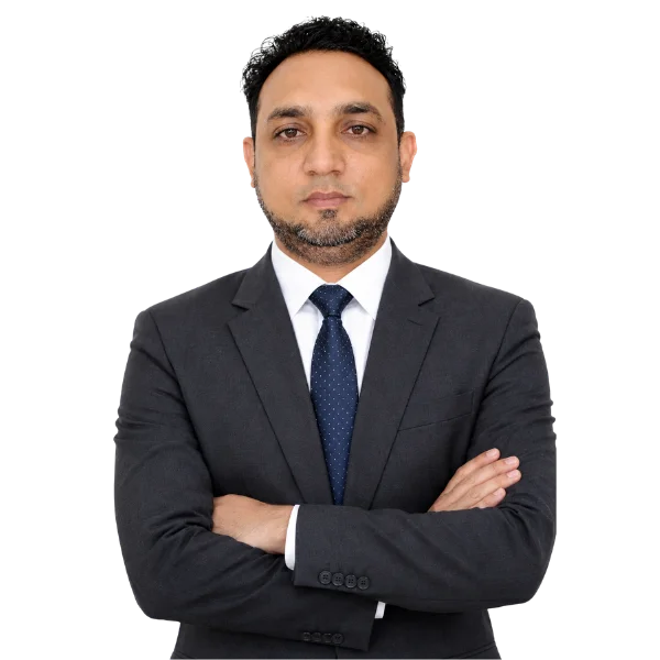 Professional profile photo of HR Manager Usman Mehmood without background.