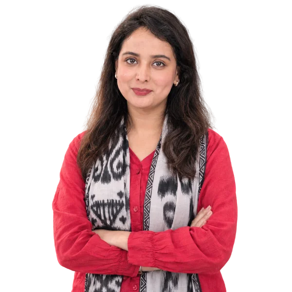 Professional profile photo of HR Manager Ramsha Syed without background.