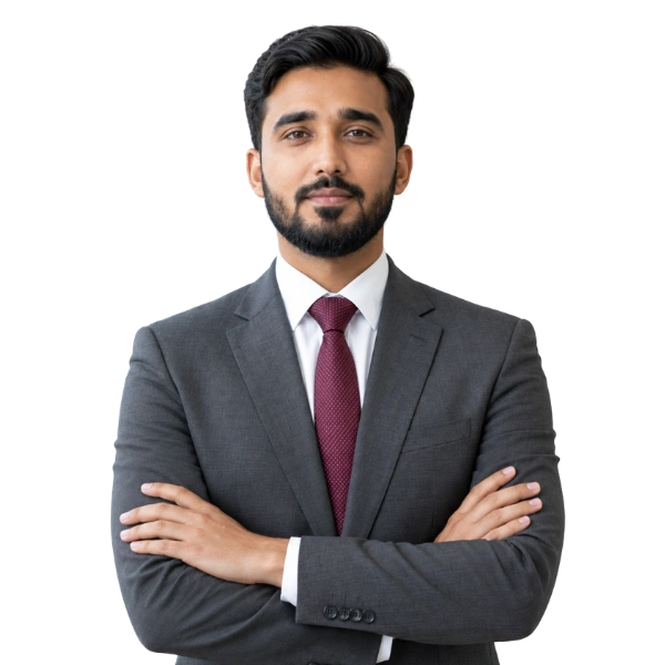 Aadil Maqsood Ansari, Assistant Manager HR, professional portrait