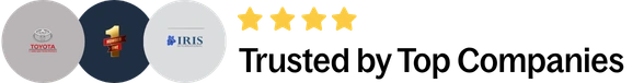 Top company logos featured on Madiha's professional profile.