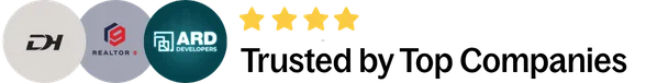Logos of top companies Daniyal Sohail has worked with, shown as Trusted by Top Companies