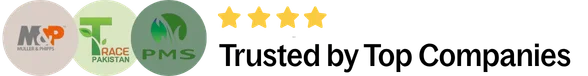 Trusted by Top Companies banner with logos of employers Jahanzeb Khan has worked with