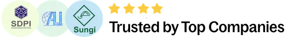 Trusted by Top Companies banner with logos of employers Khurram Shahzad has worked with