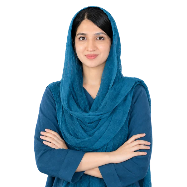 Portrait of Rabbia Manzoor, Human Resources Manager