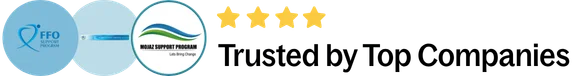 Trusted by Top Companies banner with logos of employers Samsam Haider has worked with