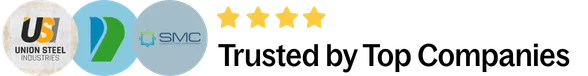 Trusted by Top Companies banner with logos of employers Zeeshan Rahman has worked with